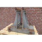 Gietijzer industrieel frame meetopstelling